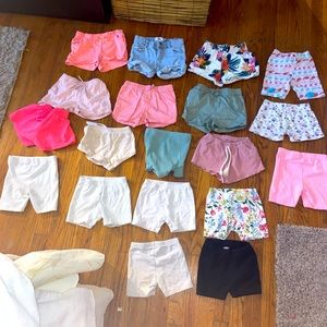 HUGE 19 pair shorts bundle 3T toddlers